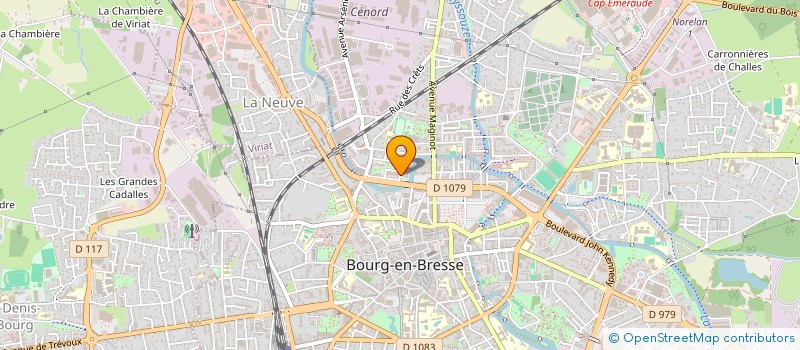localisation de l'entreprise SCI CDM à BOURG-EN-BRESSE
