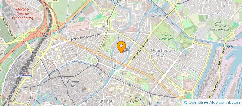 localisation de l'entreprise SCI CDMF  STRASBOURG