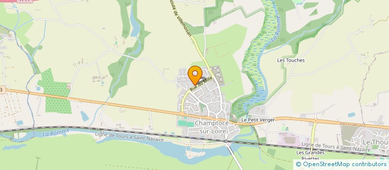 localisation de l'entreprise SCI CDMI  CHAMPTOCE-SUR-LOIRE