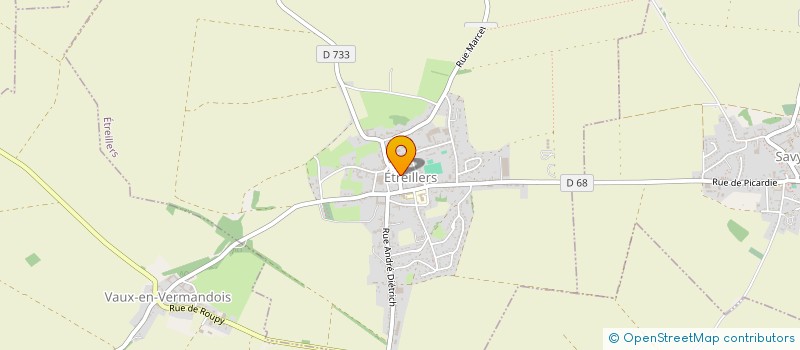 localisation de l'entreprise SCI CDMJBV  ETREILLERS