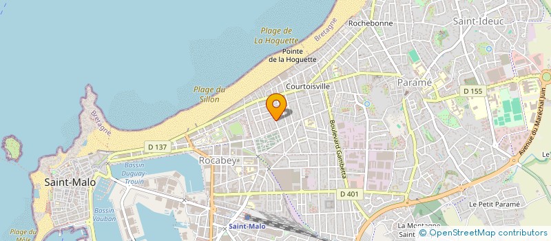 localisation de l'entreprise SCI CDP  SAINT-MALO