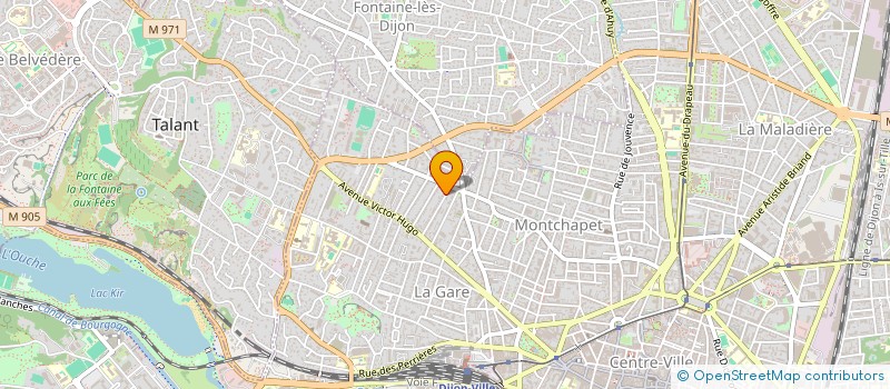 localisation de l'entreprise SCI CDP à DIJON