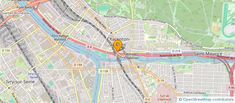 localisation de l'entreprise SCI CDP  CHARENTON-LE-PONT