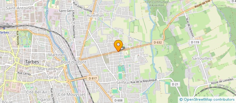 localisation de l'entreprise SCI CDPJ  SEMEAC