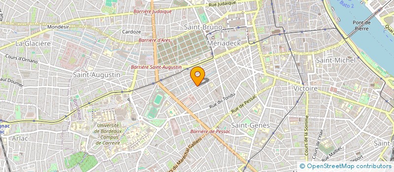 localisation de l'entreprise SCI CDPL  BORDEAUX