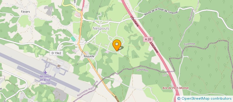 localisation de l'entreprise SCI CDRA à NESPOULS