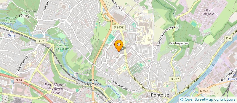 localisation de l'entreprise SCI CDS  PONTOISE