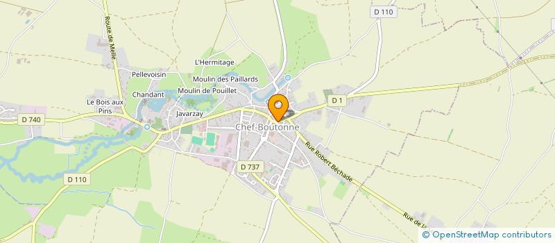 localisation de l'entreprise SCI CDS LEMARCHAND  CHEF-BOUTONNE