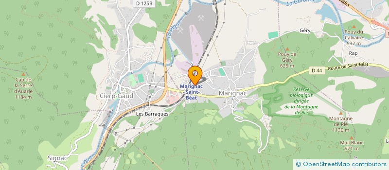 localisation de l'entreprise SCI CDSAV  MARIGNAC