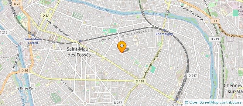 localisation de l'entreprise SCI CDT à SAINT-MAUR-DES-FOSSES