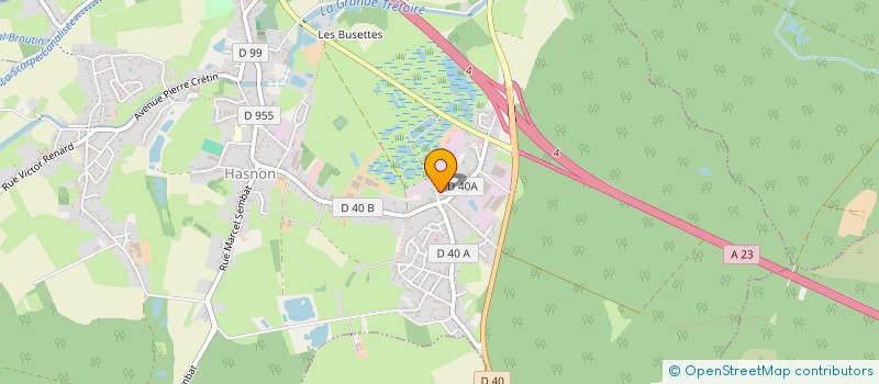 localisation de l'entreprise SCI CDT L  HASNON