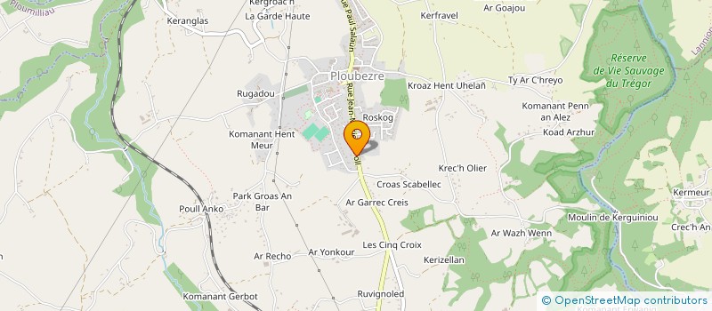 localisation de l'entreprise SCI CDTB  BEGARD