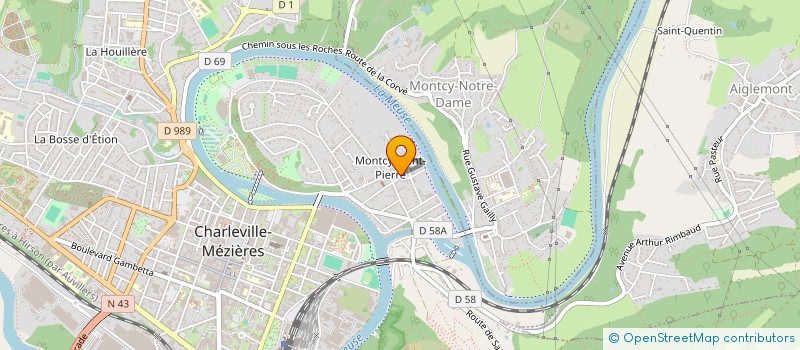 localisation de l'entreprise SCI CDTG2 à CHARLEVILLE-MEZIERES