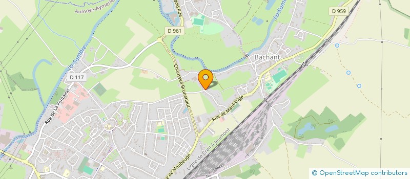 localisation de l'entreprise SCI CDVP  BACHANT