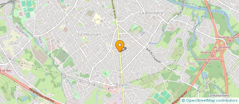 localisation de l'entreprise SCI CE  REZE