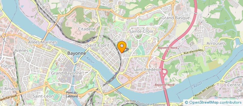localisation de l'entreprise SCI CE.DA.CO. à BAYONNE