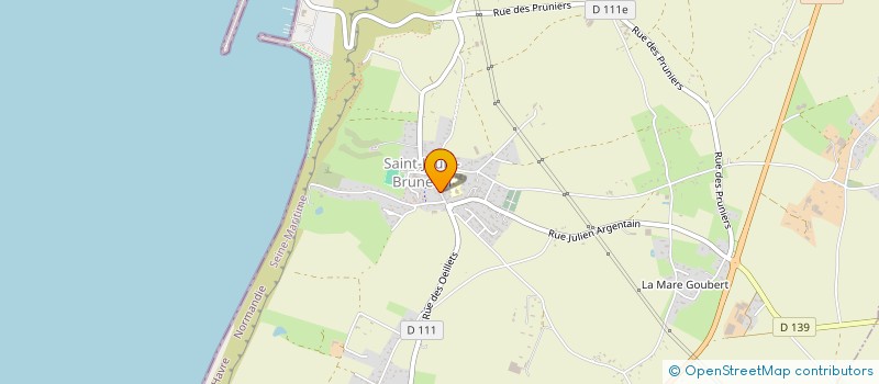 localisation de l'entreprise SCI CE2AG  SAINT-JOUIN-BRUNEVAL