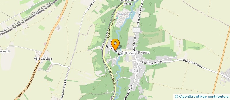 localisation de l'entreprise SCI CE2L  ORMOY-LA-RIVIERE