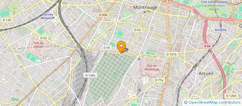 localisation de l'entreprise SCI CEA BARBIER  MONTROUGE