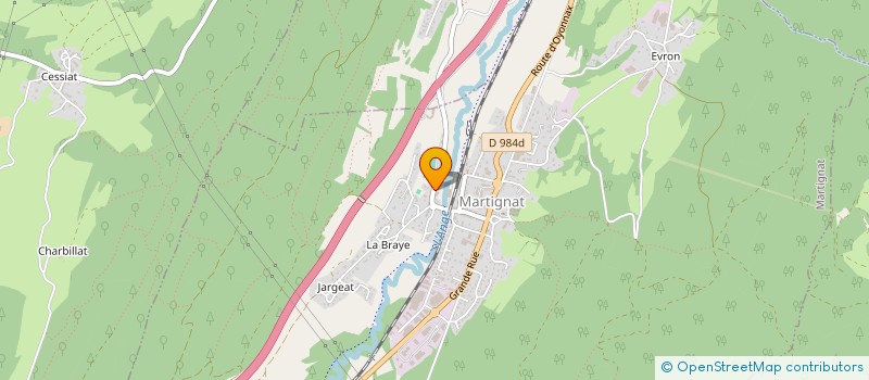 localisation de l'entreprise SCI CEAL  MARTIGNAT