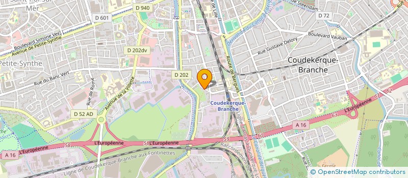 localisation de l'entreprise SCI CEALVI  COUDEKERQUE-BRANCHE