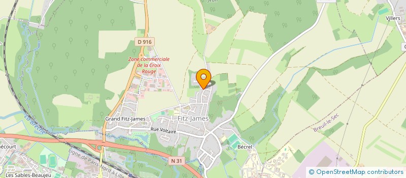 localisation de l'entreprise SCI CEAULIELAS  FITZ-JAMES