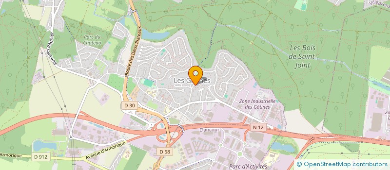 localisation de l'entreprise SCI CEBACH  PLAISIR