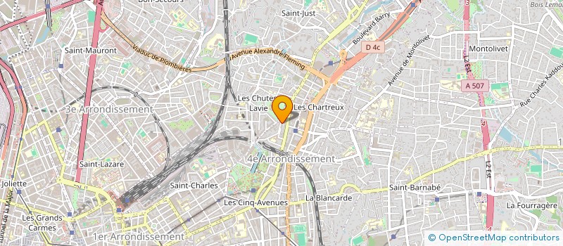 localisation de l'entreprise SCI CEBE à MARSEILLE