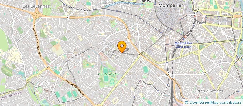 localisation de l'entreprise SCI CEBER à MONTPELLIER