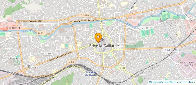 localisation de l'entreprise SCI CEBERG  BRIVE-LA-GAILLARDE