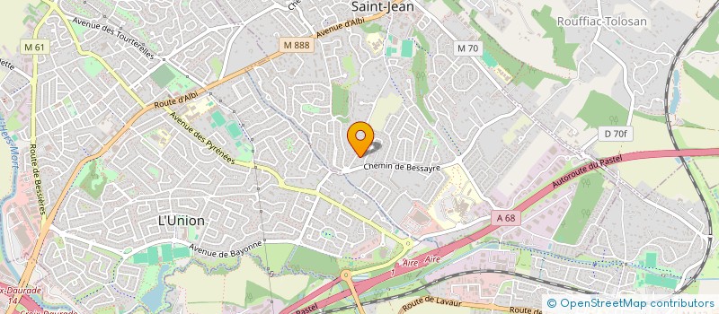 localisation de l'entreprise SCI CEBHP à SAINT-JEAN