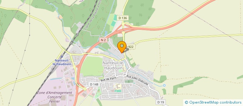 localisation de l'entreprise SCI CEBM  NANTEUIL-LE-HAUDOUIN