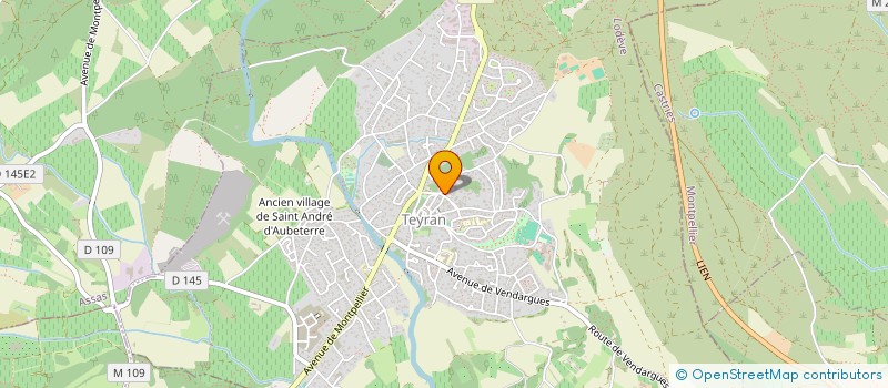 localisation de l'entreprise SCI CEBP  TEYRAN