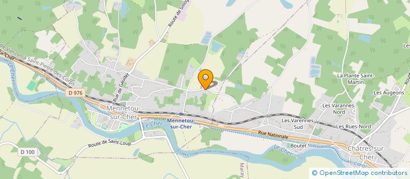 localisation de l'entreprise SCI CEC  MENNETOU-SUR-CHER