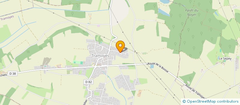 localisation de l'entreprise SCI  CEC  TRAMOYES