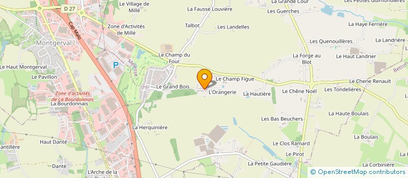 localisation de l'entreprise SCI CEC.CATOLIA  MELESSE