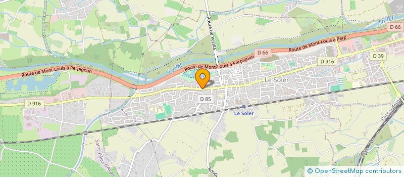 localisation de l'entreprise SCI CECA  LE SOLER