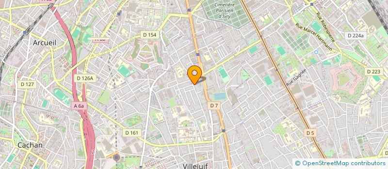 localisation de l'entreprise SCI CECA à VILLEJUIF