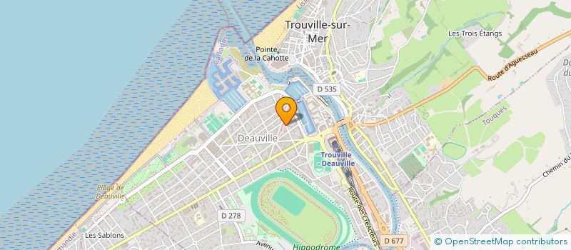 localisation de l'entreprise SCI CECAND à DEAUVILLE