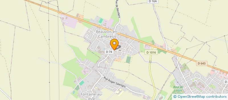 localisation de l'entreprise SCI CECANTER  BEAUVOIS-EN-CAMBRESIS