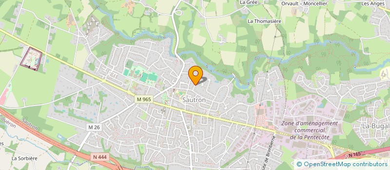 localisation de l'entreprise SCI CECANTETI  SAUTRON