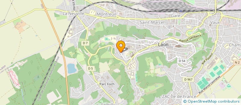 localisation de l'entreprise SCI CECCALDI à LAON