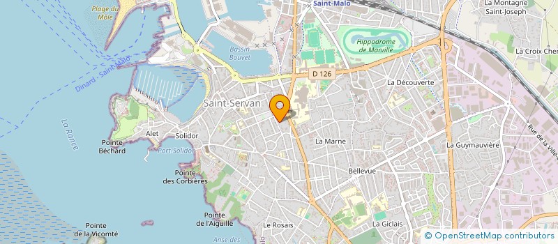 localisation de l'entreprise SCI CECCO  SAINT-MALO