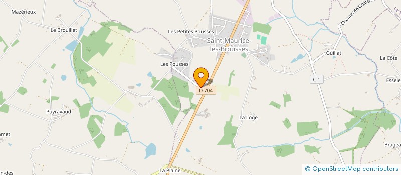 localisation de l'entreprise SCI CECHALEX IMMO à SAINT-MAURICE-LES-BROUSSES