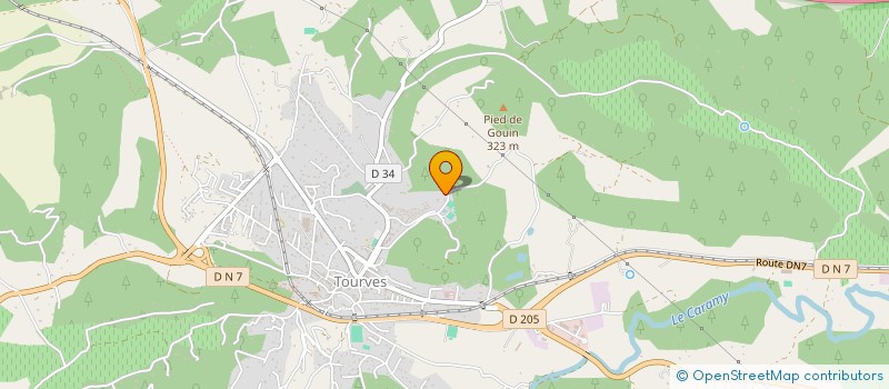 localisation de l'entreprise SCI CECIANAS  LA CELLE