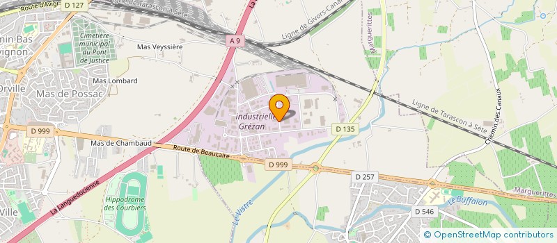 localisation de l'entreprise SCI CECIAUR  NIMES