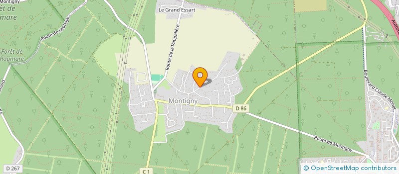 localisation de l'entreprise SCI CECICO INVESTISSEMENTS  MONTIGNY