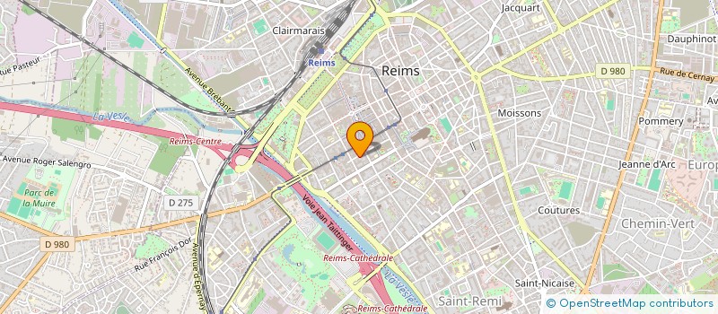 localisation de l'entreprise SCI CECIL  REIMS