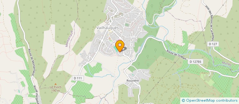 localisation de l'entreprise SCI CECILAUR  VAILHAUQUES