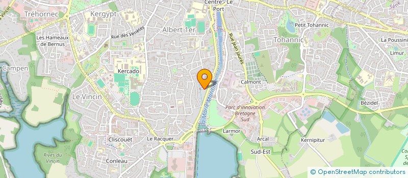 localisation de l'entreprise SCI CECILE à VANNES